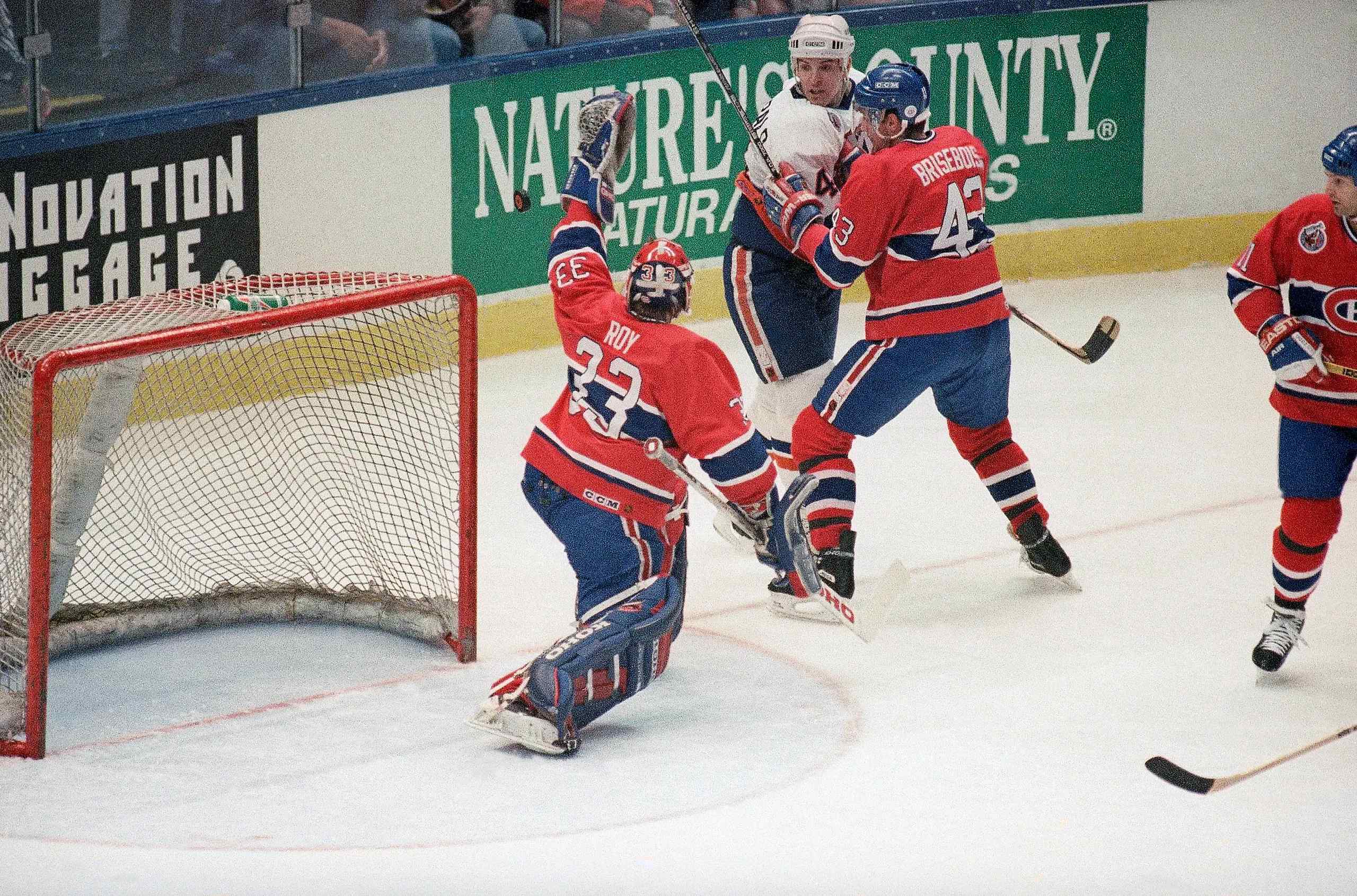 The Montreal Canadiens Patrick Roy